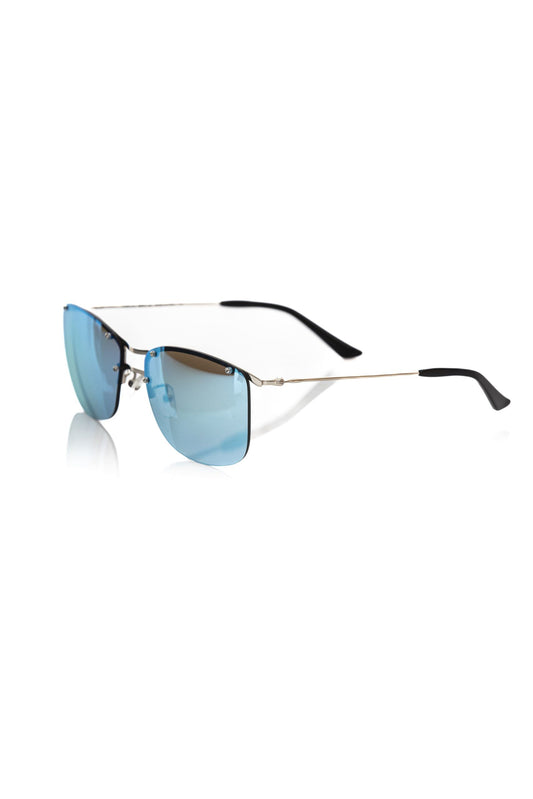 Frankie Morello Silver Metallic Men's Sunglasses $230.00 Frankie Morello Luzworld