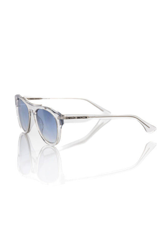 Frankie Morello White Acetate Men's Sunglass $230.00 Frankie Morello Luzworld