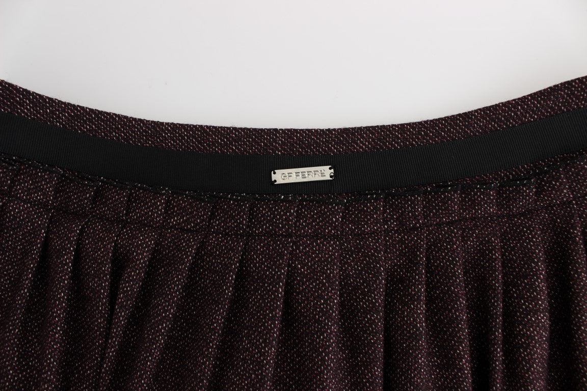 GF Ferre Purple Short Flannel Skirt $560.00 GF Ferre Luzworld