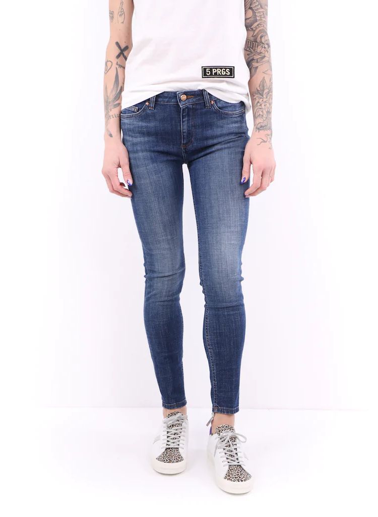Don The Fuller Blue Cotton Women Jeans $606.00 Don The Fuller Luzworld