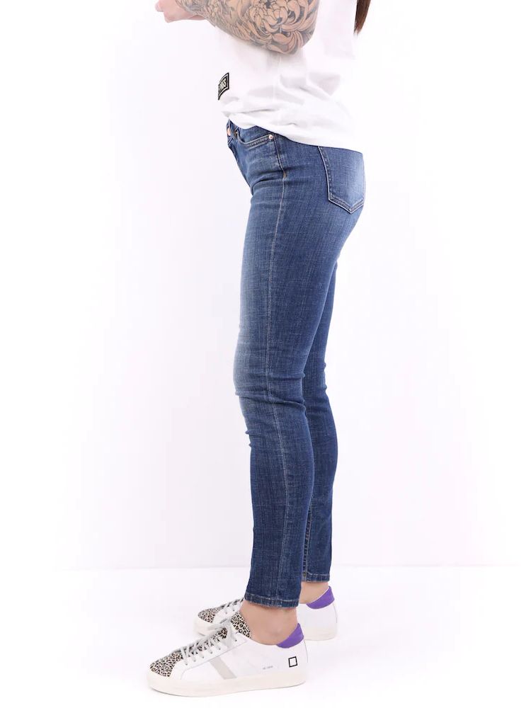 Don The Fuller Blue Cotton Women Jeans $606.00 Don The Fuller Luzworld