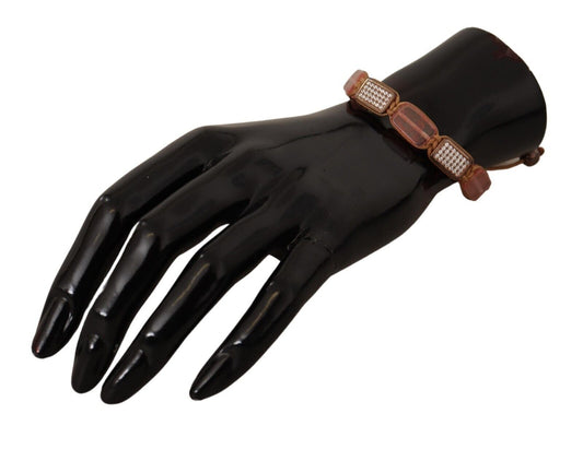 Nialaya Multicolor Crystals Logo Embellished Adjustable Bracelet $280.00 Nialaya Luzworld