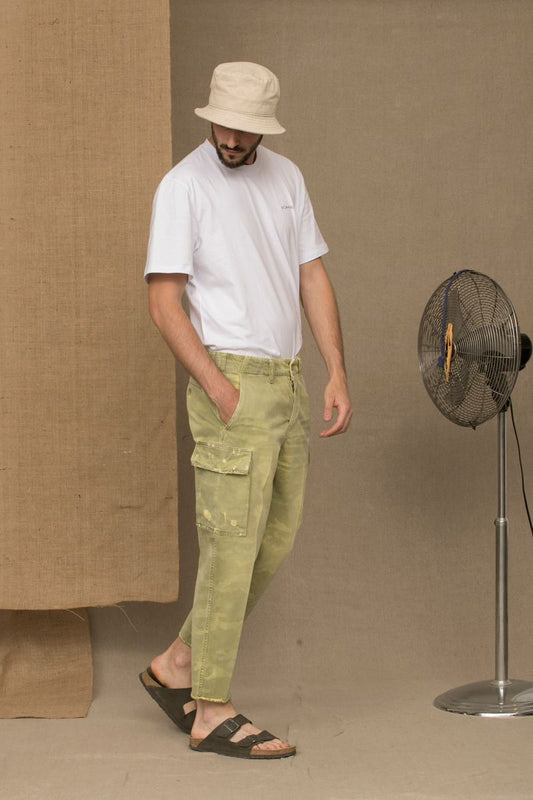 Don The Fuller Green Cotton Men Jeans $780.00 Don The Fuller Luzworld