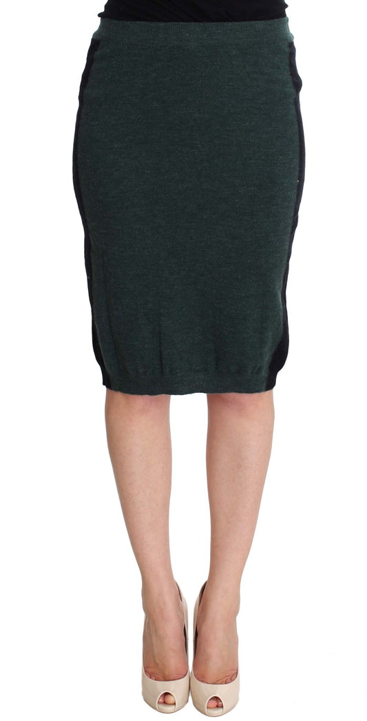 MILA SCHÖN Green Wool Blend Pencil Skirt $560.00 MILA SCHÖN Luzworld