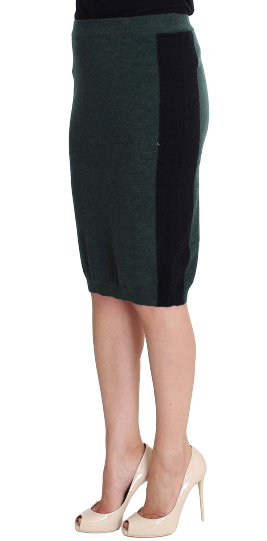 MILA SCHÖN Green Wool Blend Pencil Skirt $560.00 MILA SCHÖN Luzworld