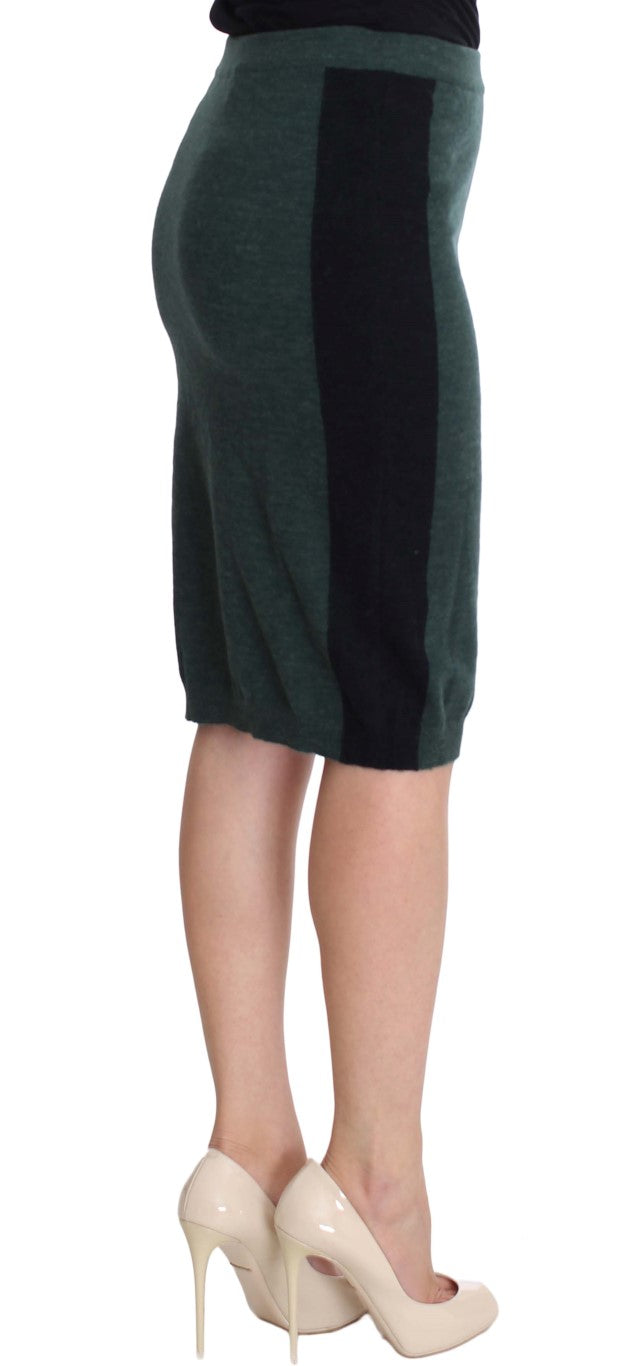 MILA SCHÖN Green Wool Blend Pencil Skirt $560.00 MILA SCHÖN Luzworld