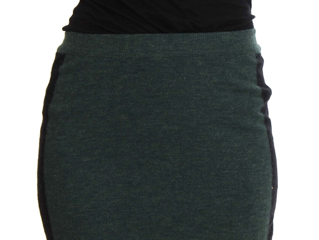 MILA SCHÖN Green Wool Blend Pencil Skirt $560.00 MILA SCHÖN Luzworld