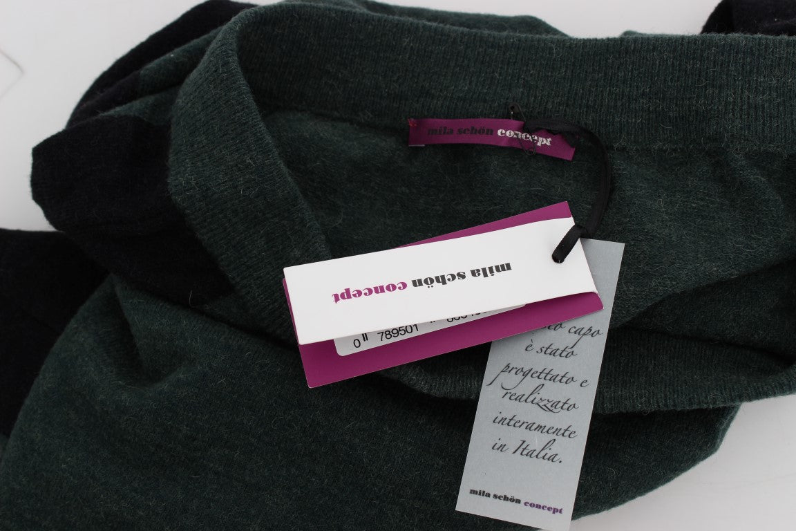 MILA SCHÖN Green Wool Blend Pencil Skirt $560.00 MILA SCHÖN Luzworld
