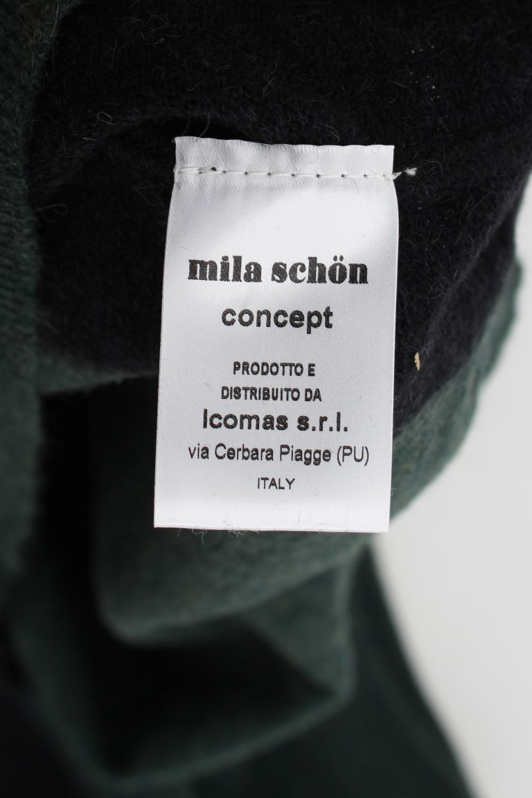 MILA SCHÖN Green Wool Blend Pencil Skirt $560.00 MILA SCHÖN Luzworld