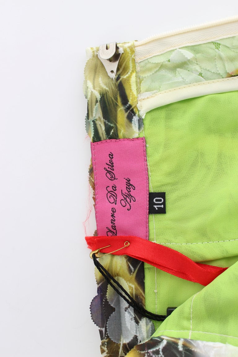 Lanre Da Silva Ajayi Multicolor Organza Pencil Skirt $1196.00 Lanre Da Silva Ajayi Luzworld