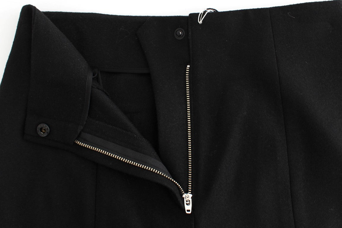 KAALE SUKTAE Black High Waist Straight Slim Dress Pants $724.00 KAALE SUKTAE Luzworld