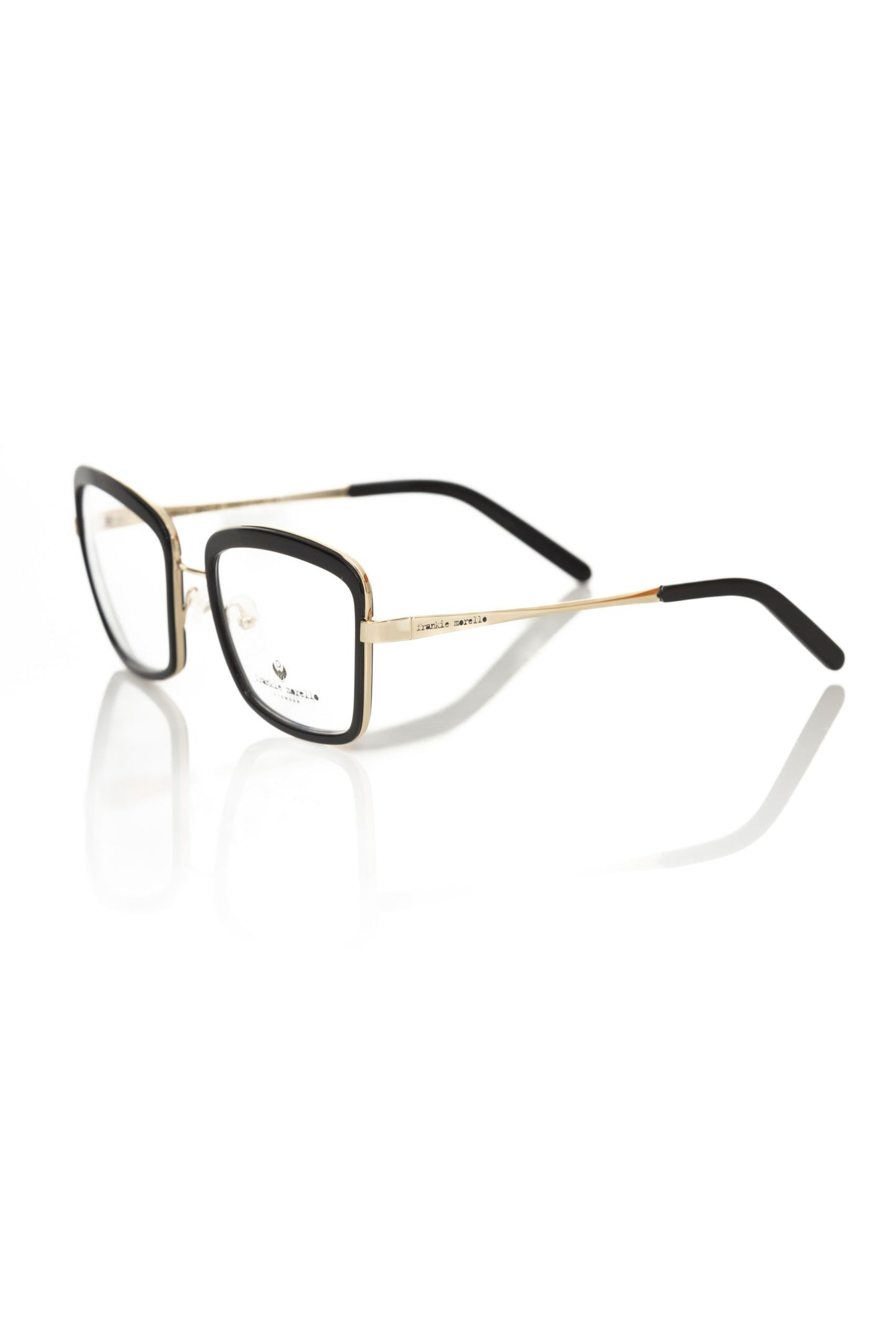 Frankie Morello Black Metallic Women's Eyeglass Frame $230.00 Frankie Morello Luzworld