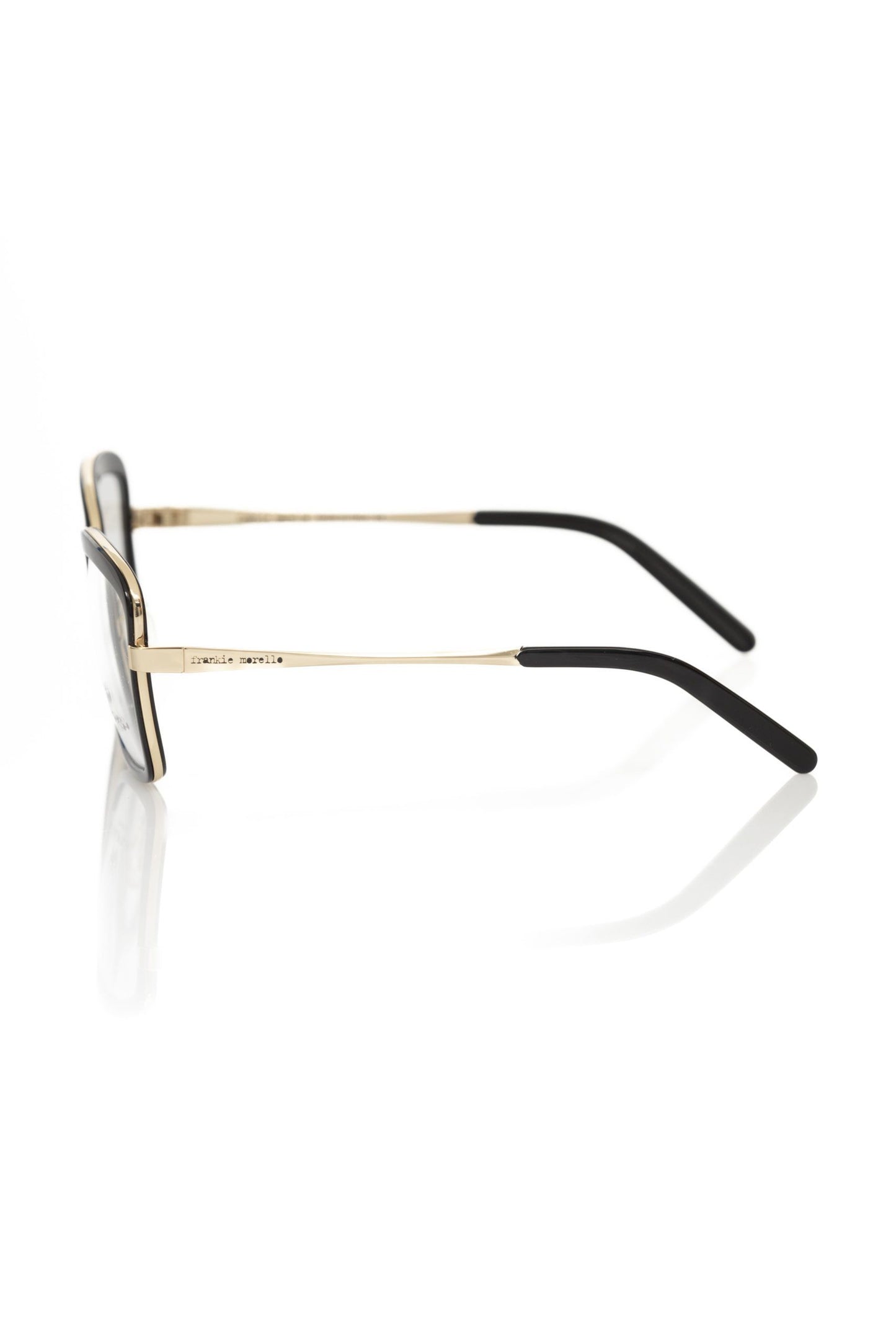 Frankie Morello Black Metallic Women's Eyeglass Frame $230.00 Frankie Morello Luzworld