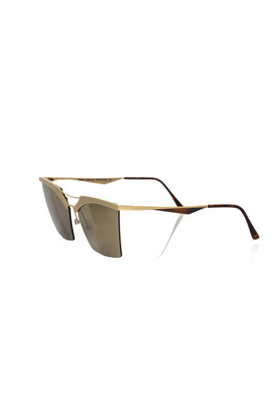 Frankie Morello Gold Metallic Fibre Women's Sunglasses $466.00 Frankie Morello Luzworld