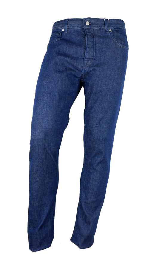 Aquascutum Blue Cotton Men Jeans $611.00 Aquascutum Luzworld