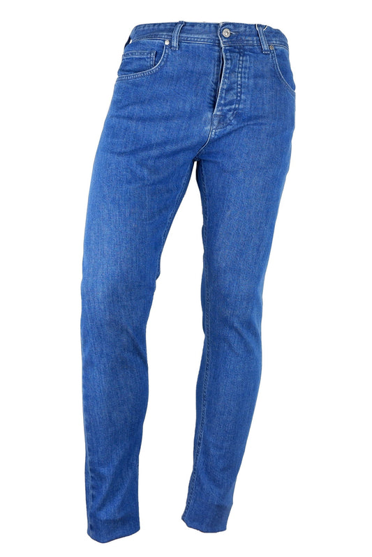 Aquascutum Blue Cotton Men's Jeans $584.00 Aquascutum Luzworld