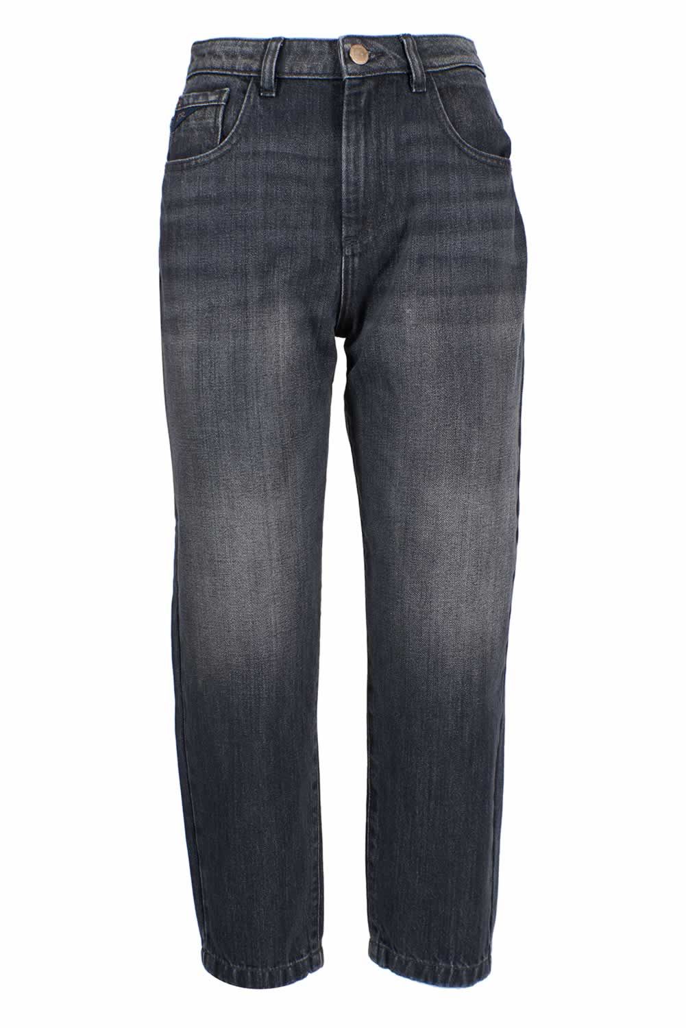Yes Zee Black Cotton Women's High-Waisted Jeans $164.00 Yes Zee Luzworld