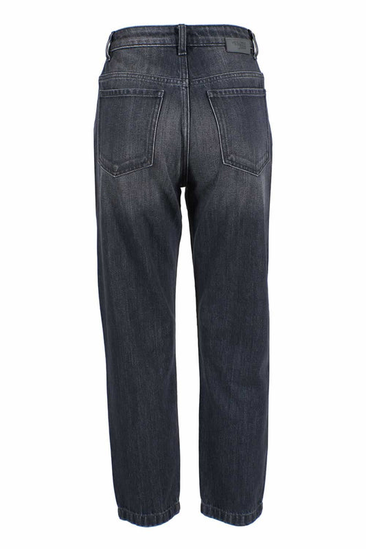 Yes Zee Black Cotton Women's High-Waisted Jeans $164.00 Yes Zee Luzworld