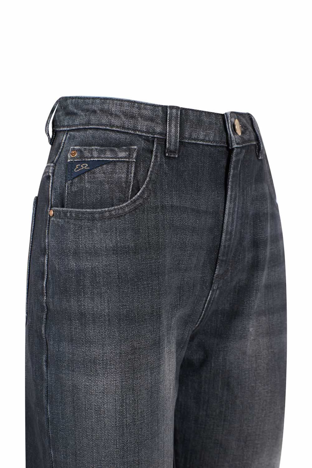 Yes Zee Black Cotton Women's High-Waisted Jeans $164.00 Yes Zee Luzworld