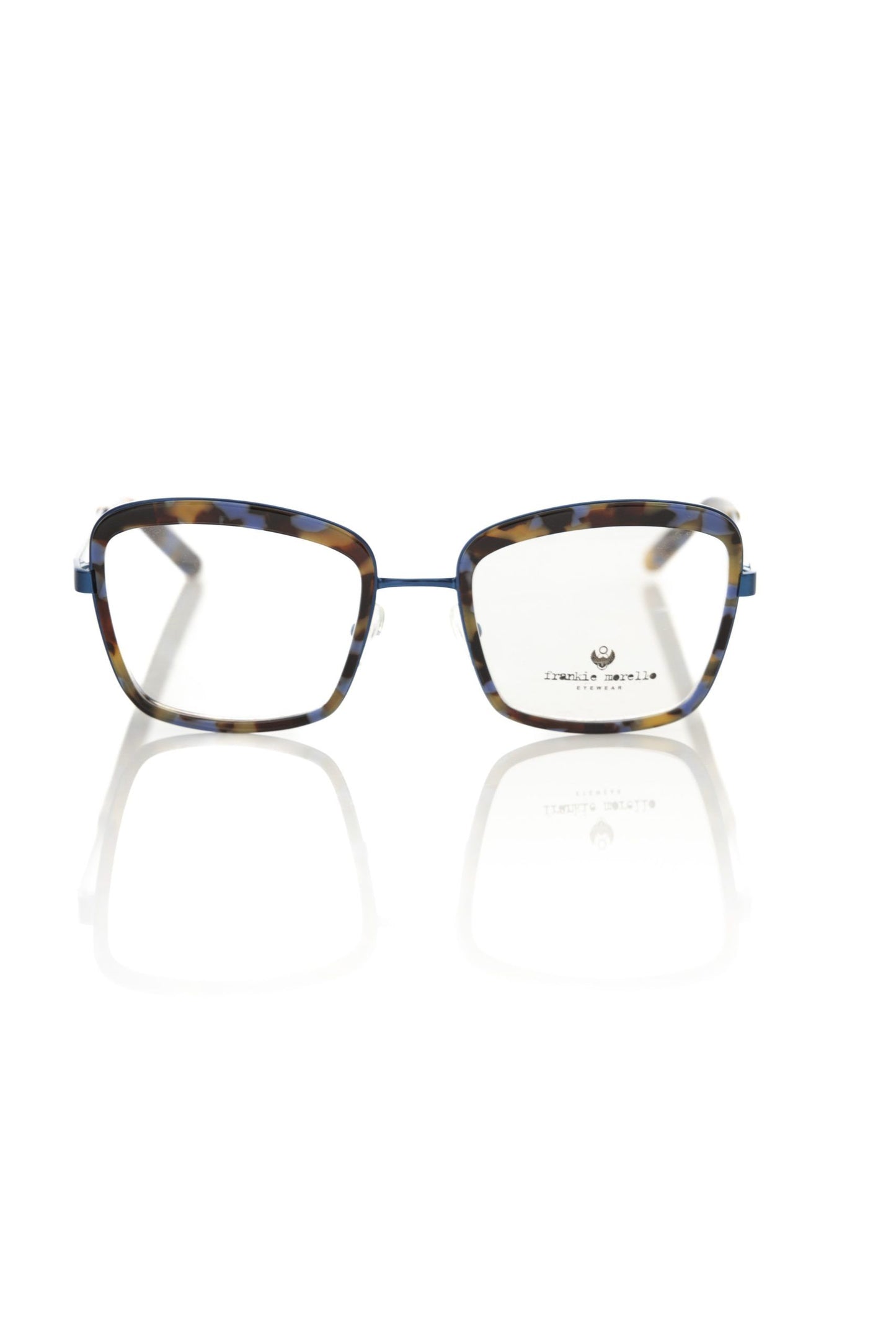 Frankie Morello Blue Metallic Women's Eyeglass Frame $230.00 Frankie Morello Luzworld