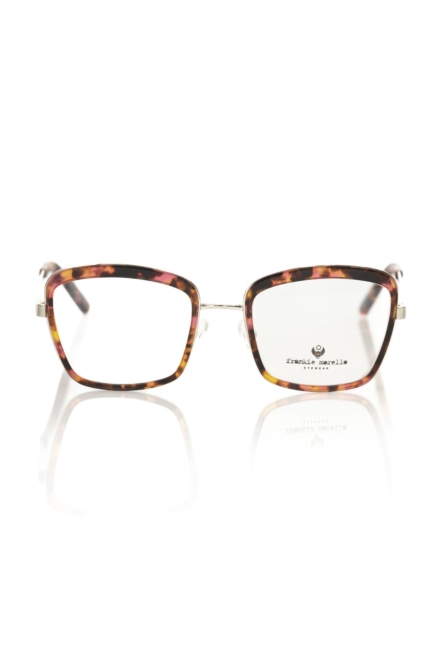 Frankie Morello Red Metallic Women's Eyeglass Frame $230.00 Frankie Morello Luzworld
