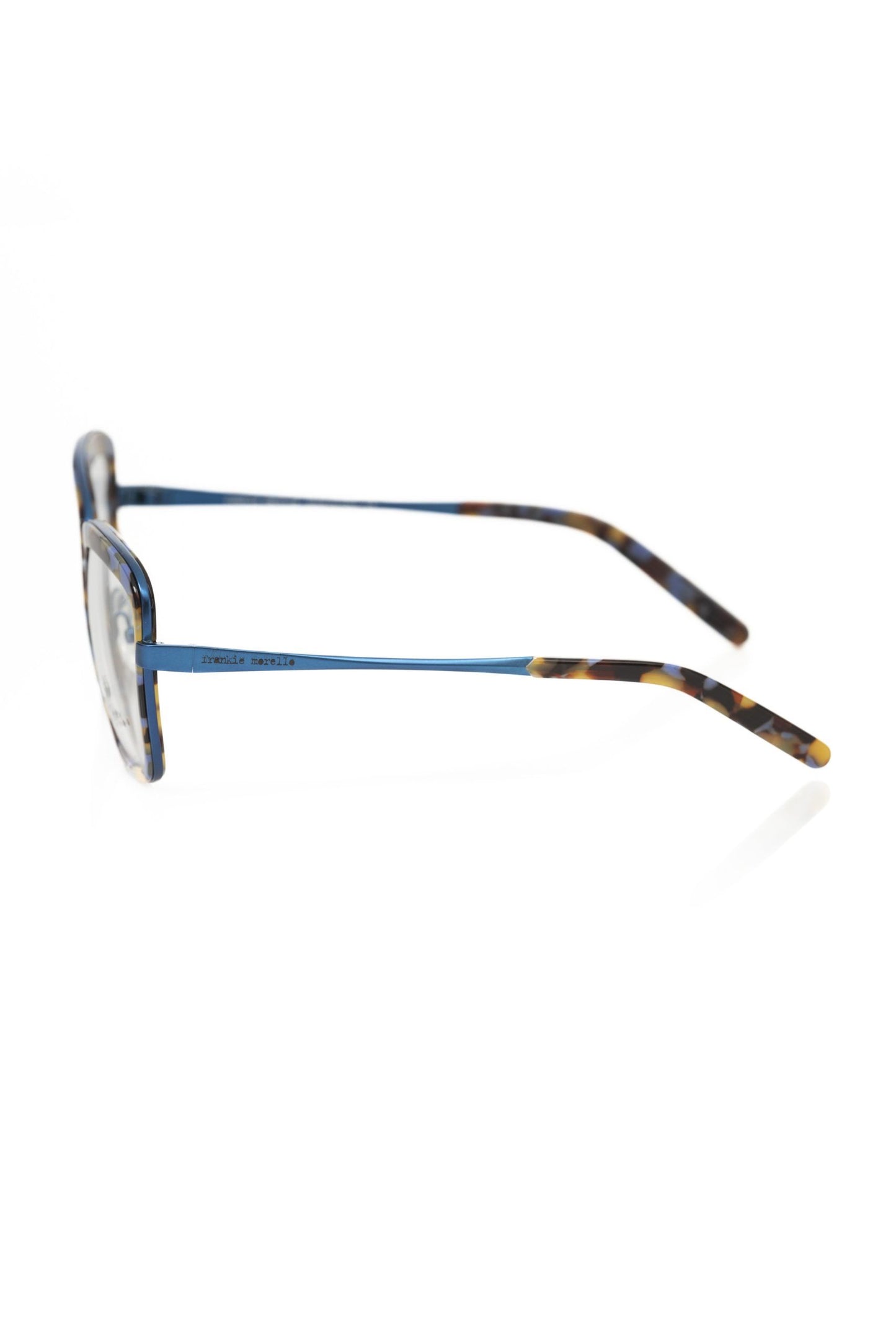 Frankie Morello Blue Metallic Women's Eyeglass Frame $230.00 Frankie Morello Luzworld