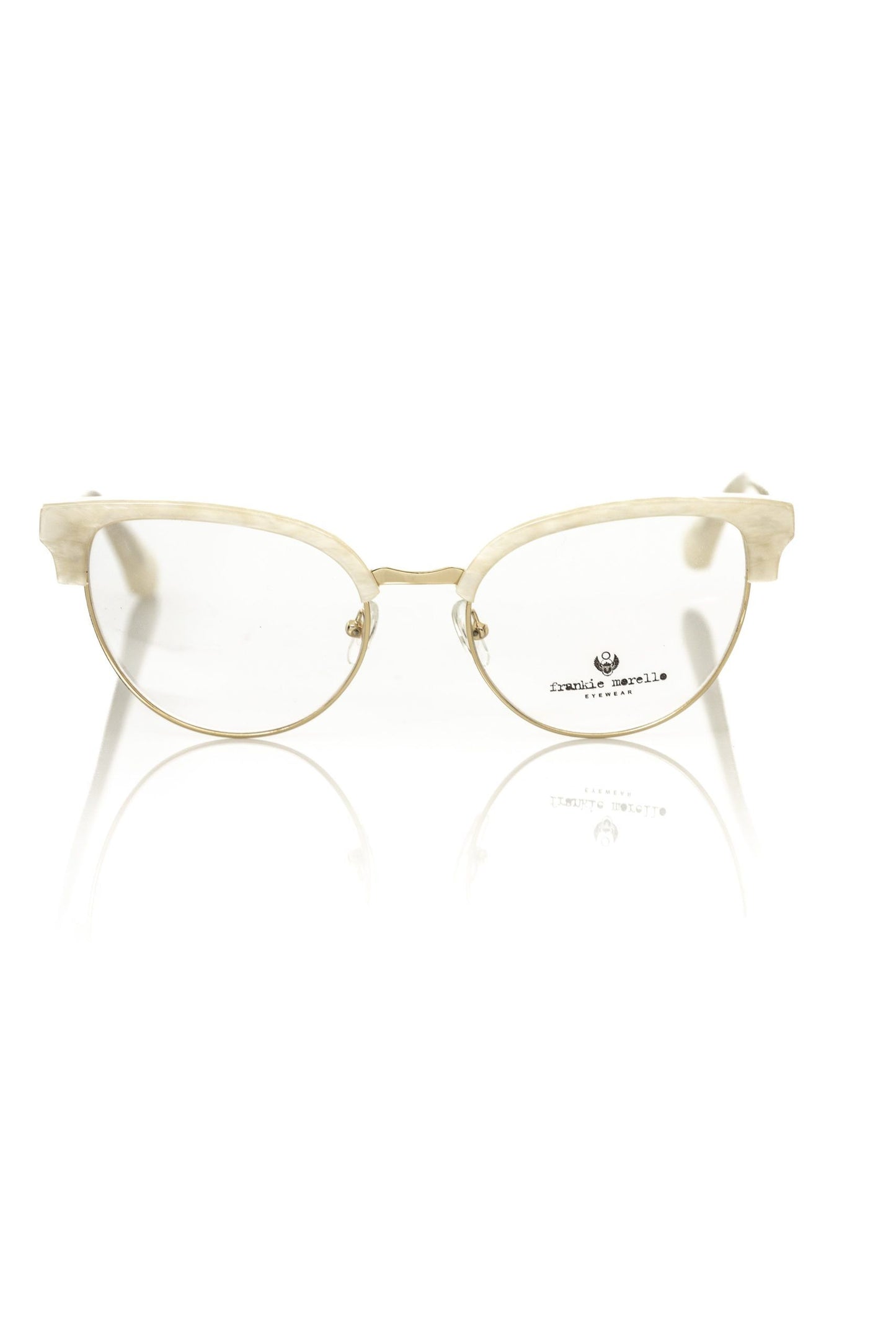 Frankie Morello White Metallic Women's Frame $194.00 Frankie Morello Luzworld