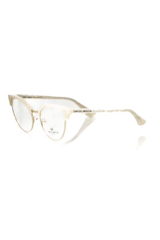 Frankie Morello White Metallic Women's Frame $194.00 Frankie Morello Luzworld