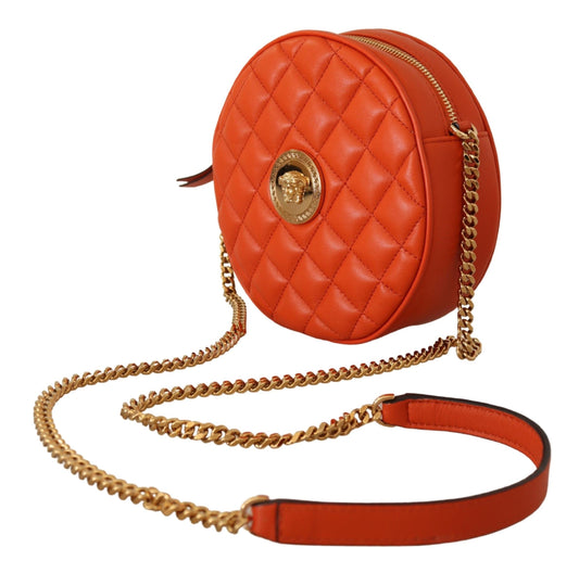 Versace Elegant Round Nappa Leather Crossbody Bag $2279.00 Versace Luzworld