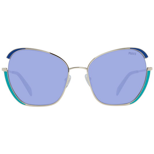 Emilio Pucci Gold Women Sunglass $510.00 Emilio Pucci Luzworld