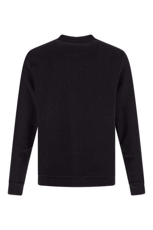 Hugo Boss Elegant Black Cotton Round Neck Sweatshirt $255.00 Hugo Boss Luzworld