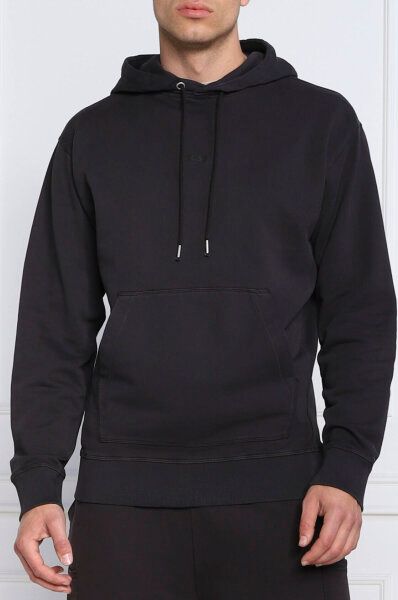 Hugo Boss Elegant Dark Blue Cotton Hooded Sweatshirt $268.00 Hugo Boss Luzworld
