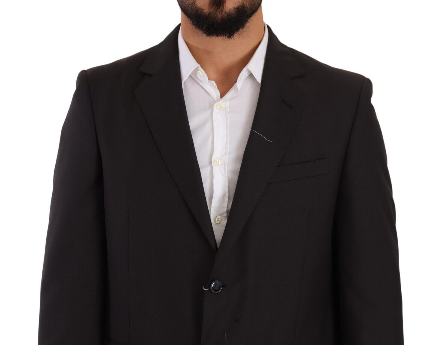 Domenico Tagliente Gray Polyester Single Breasted Formal Suit $611.00 Domenico Tagliente Luzworld