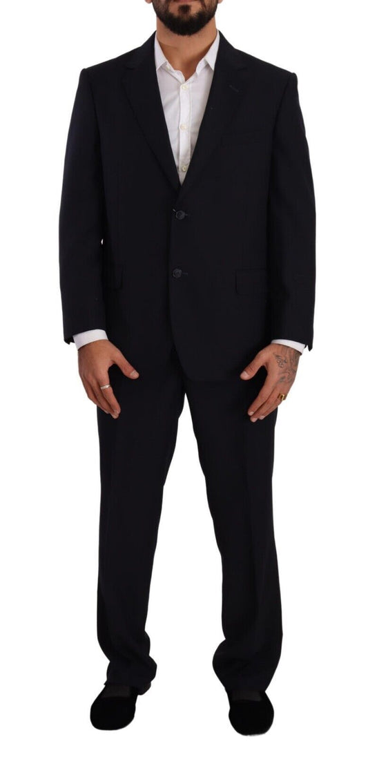 Domenico Tagliente Blue Polyester Single Breasted Formal Suit $611.00 Domenico Tagliente Luzworld