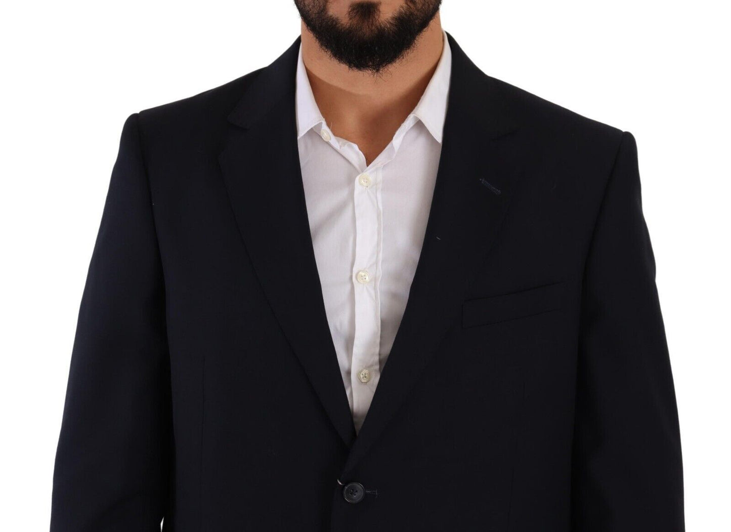 Domenico Tagliente Blue Polyester Single Breasted Formal Suit $611.00 Domenico Tagliente Luzworld