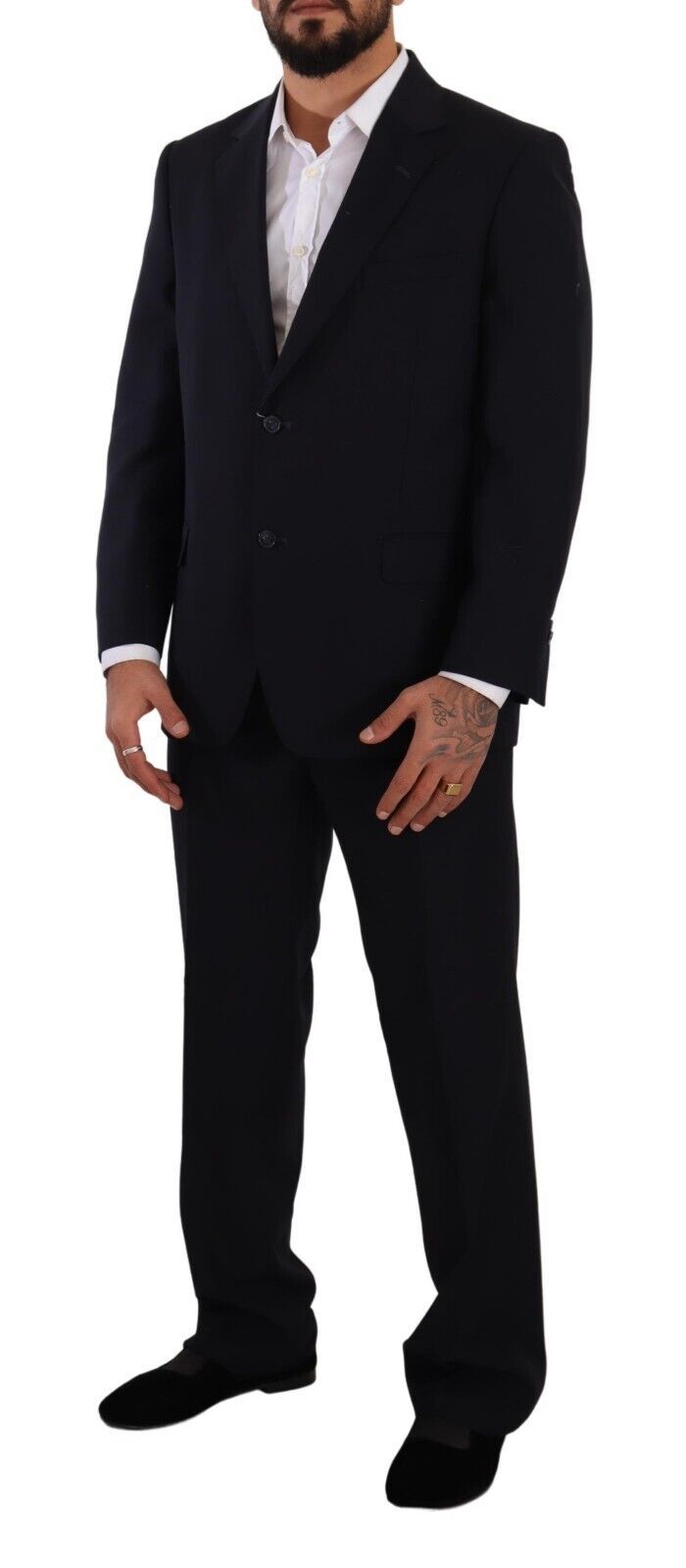 Domenico Tagliente Blue Polyester Single Breasted Formal Suit $611.00 Domenico Tagliente Luzworld