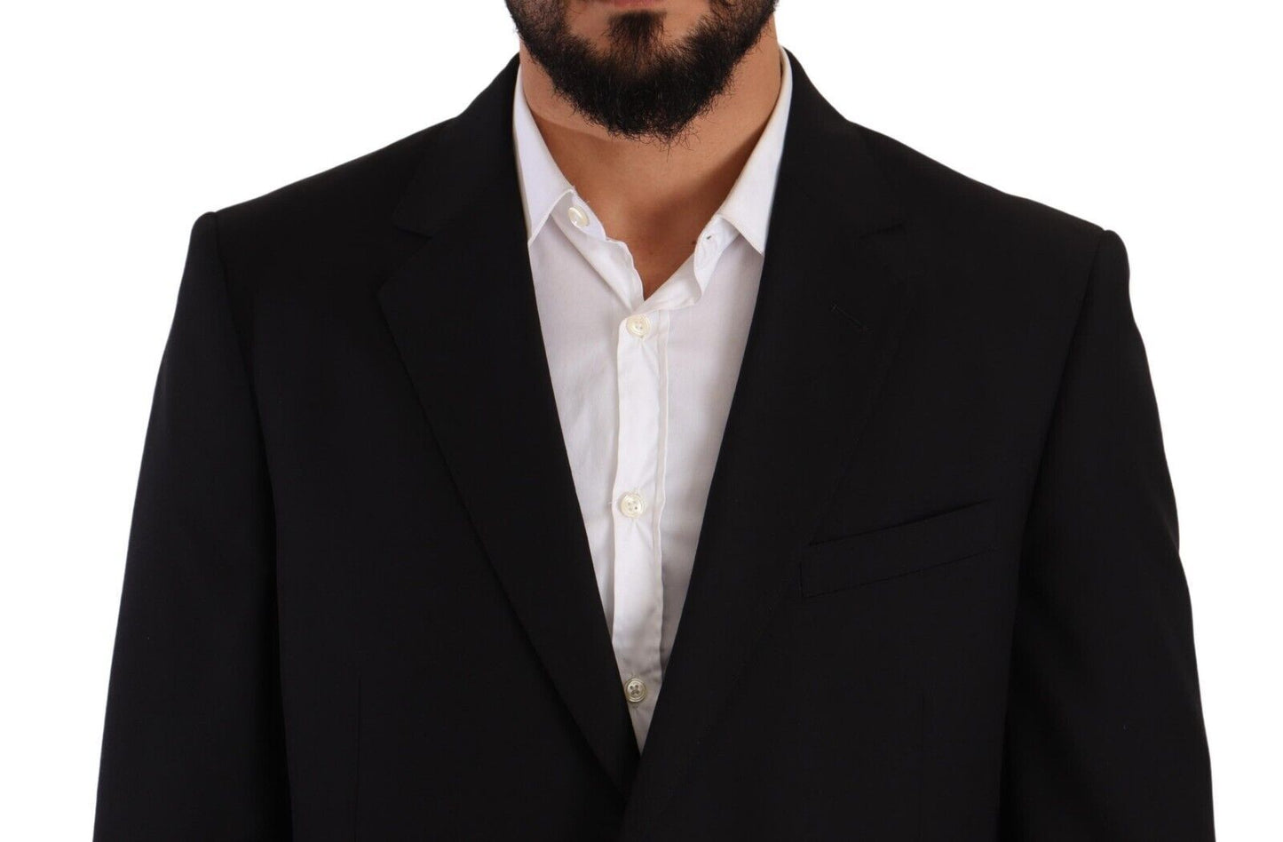 Domenico Tagliente Black Polyester Single Breasted Formal Suit $611.00 Domenico Tagliente Luzworld
