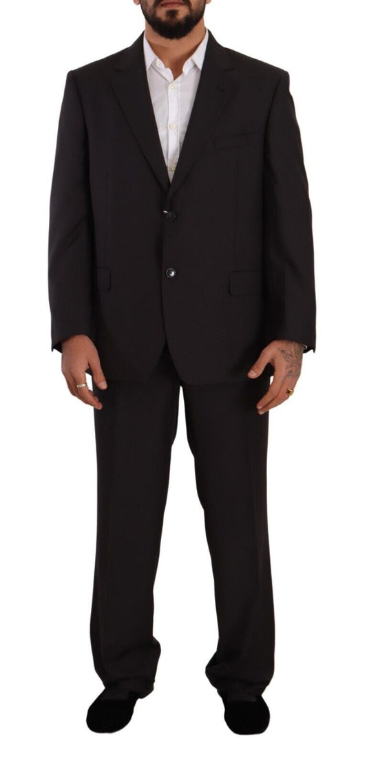 Domenico Tagliente Gray Polyester Single Breasted Formal Suit $611.00 Domenico Tagliente Luzworld