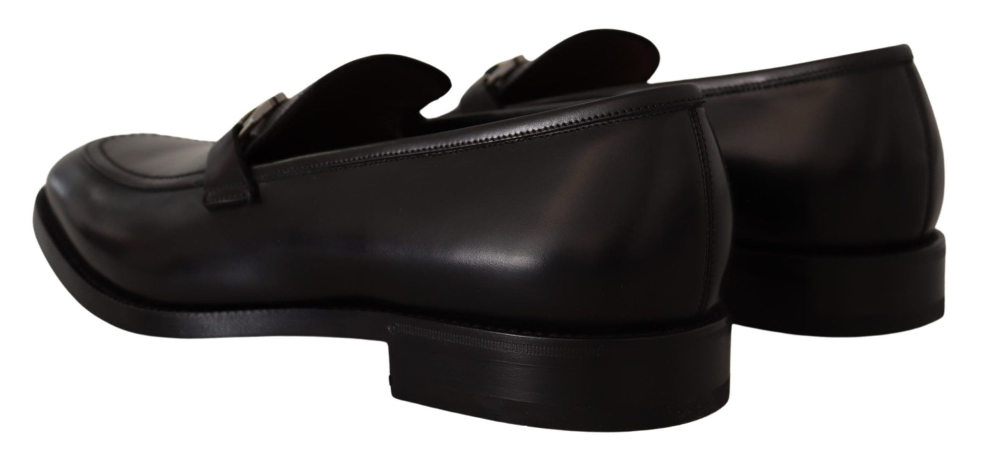 Salvatore Ferragamo Suave Black Leather Gancio Bit Loafers $1595.00 Salvatore Ferragamo Luzworld