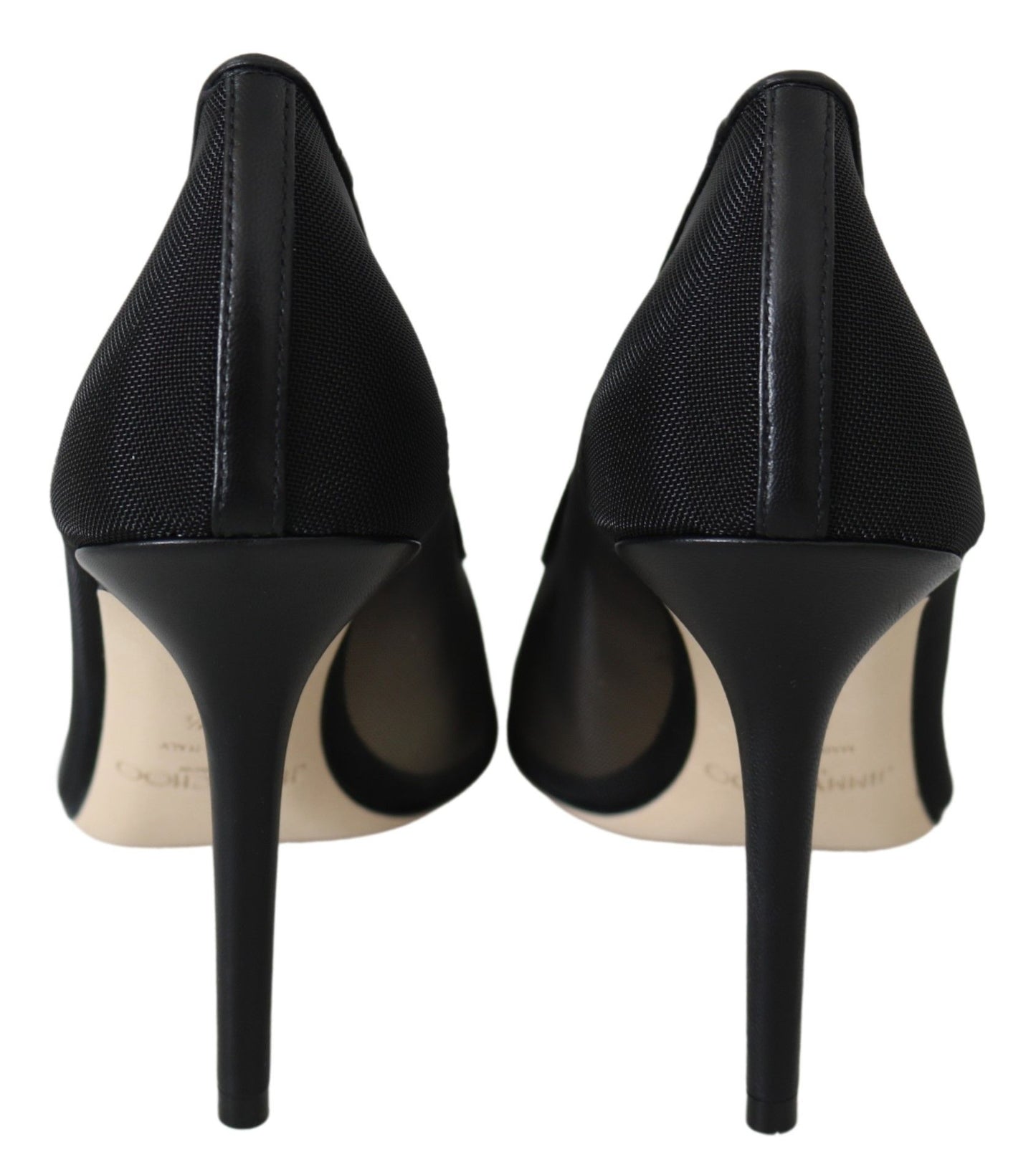 Jimmy Choo Elegant Black Mesh Crystal Pumps $1268.00 Jimmy Choo Luzworld