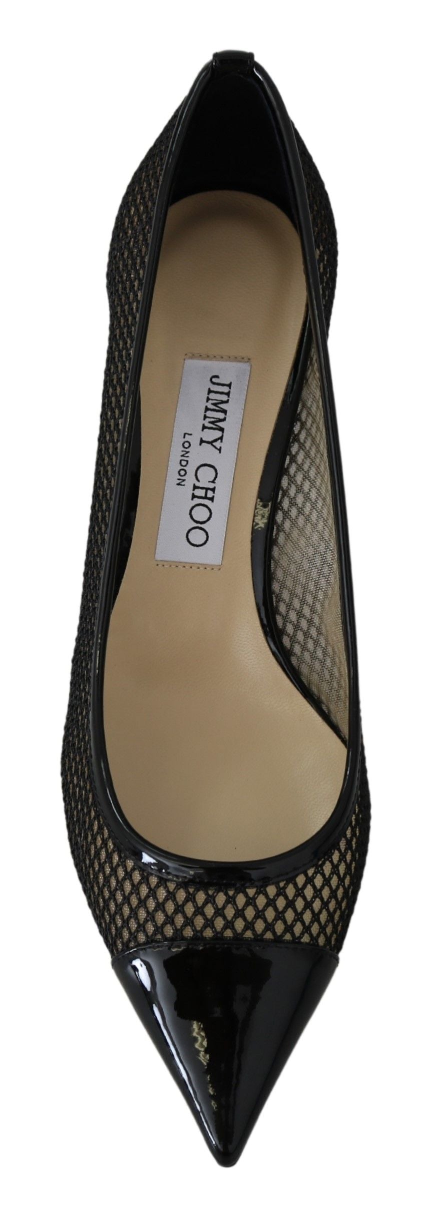Jimmy Choo Chic Patent Mesh Pointed Pumps $1142.00 Jimmy Choo Luzworld