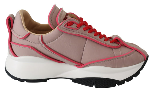 Jimmy Choo Ballet Pink Chic Padded Sneakers $1015.00 Jimmy Choo Luzworld