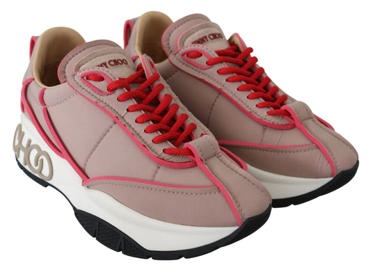 Jimmy Choo Ballet Pink Chic Padded Sneakers $1015.00 Jimmy Choo Luzworld