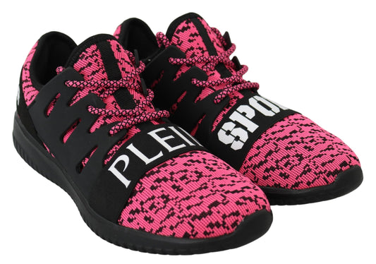 Plein Sport Chic Pink Blush Athletic Sneakers $706.00 Plein Sport Luzworld