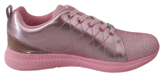 Plein Sport Chic Pink Blush Runner Gisella Sneakers $695.00 Plein Sport Luzworld