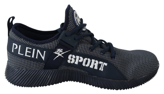 Plein Sport Exclusive Blue Indaco Carter Sneakers $798.00 Plein Sport Luzworld