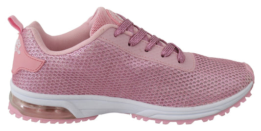 Plein Sport Chic Powder Pink High-Craft Sneakers $665.00 Plein Sport Luzworld