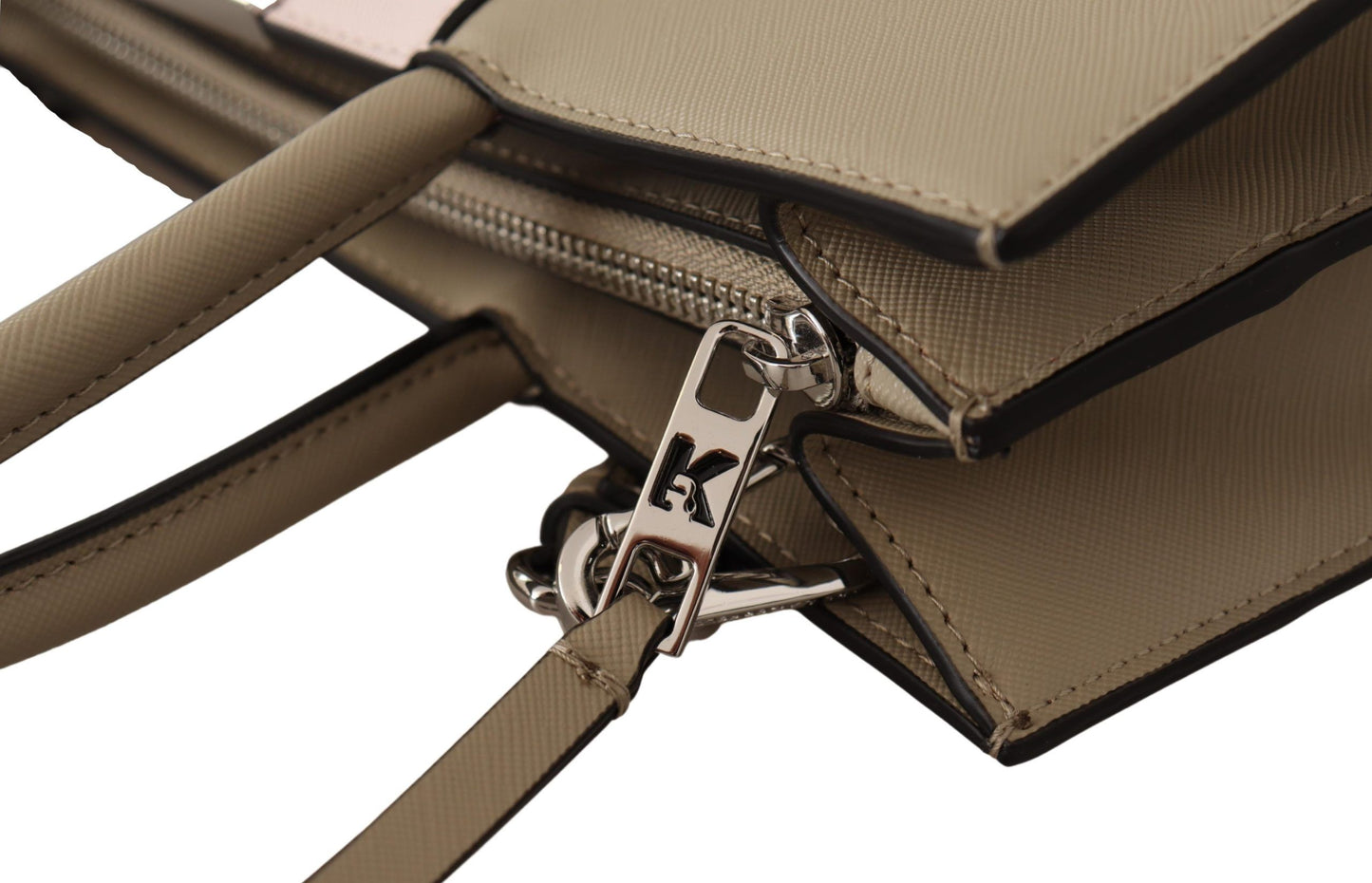 Karl Lagerfeld Elegant Sage Green Tote Shoulder Bag $696.00 Karl Lagerfeld Luzworld