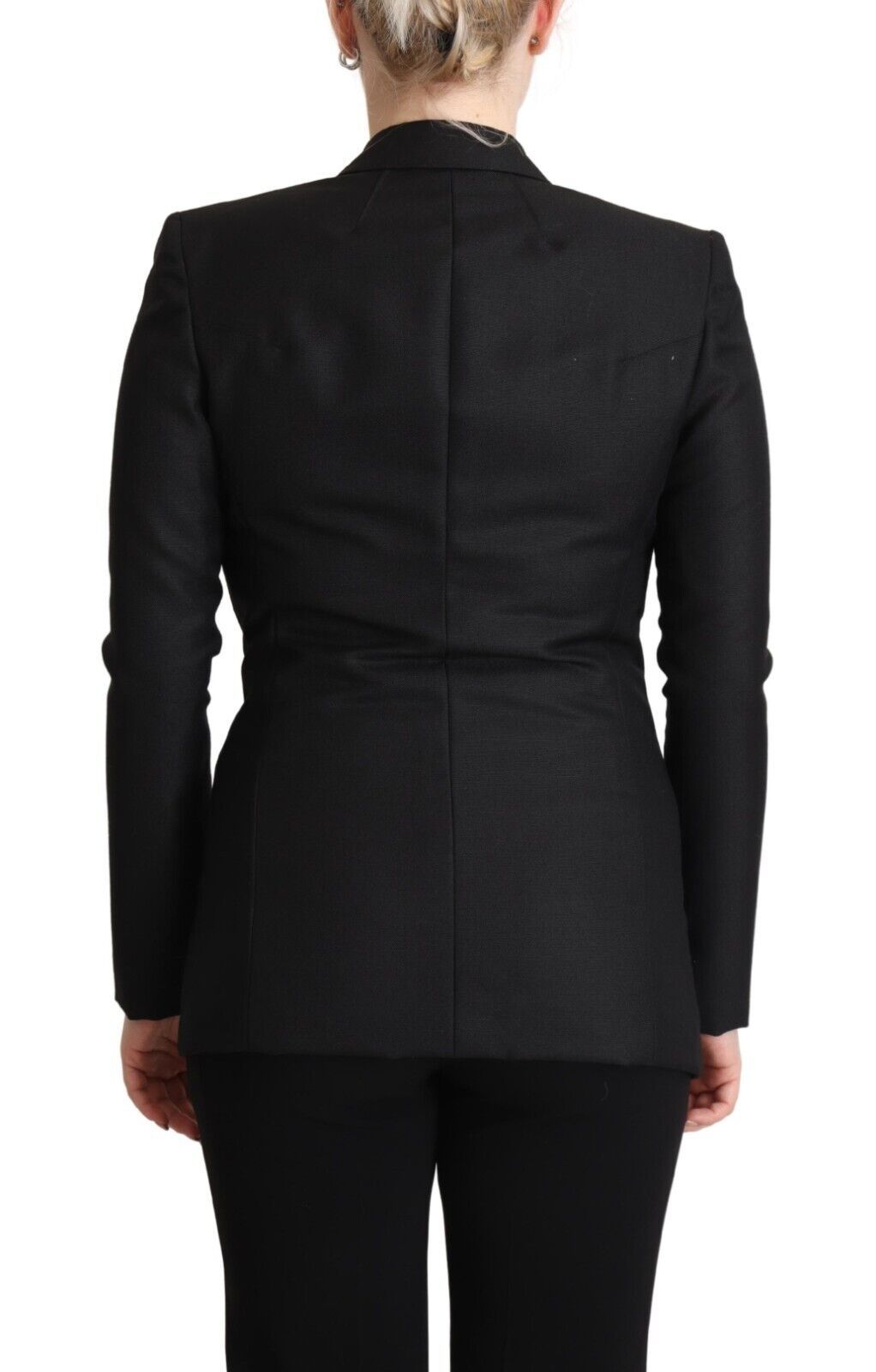 Costume National Black Long Sleeves Double Breasted Jacket $1742.00 Costume National Luzworld