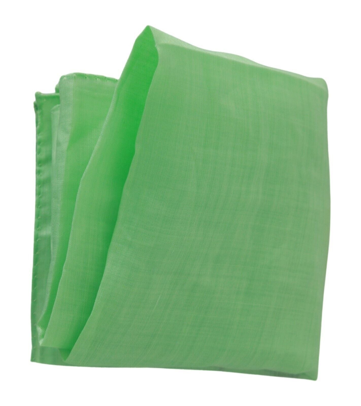 Versace Apple Green Linen Square Foulard Head Wrap Scarf $547.00 Versace Luzworld